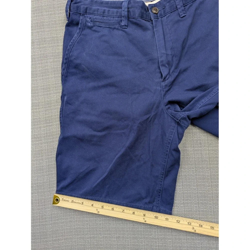 Polo Ralph Lauren Shorts Mens 31 Blue Relaxed Fit Chino Cotton 10 Inseam Casual